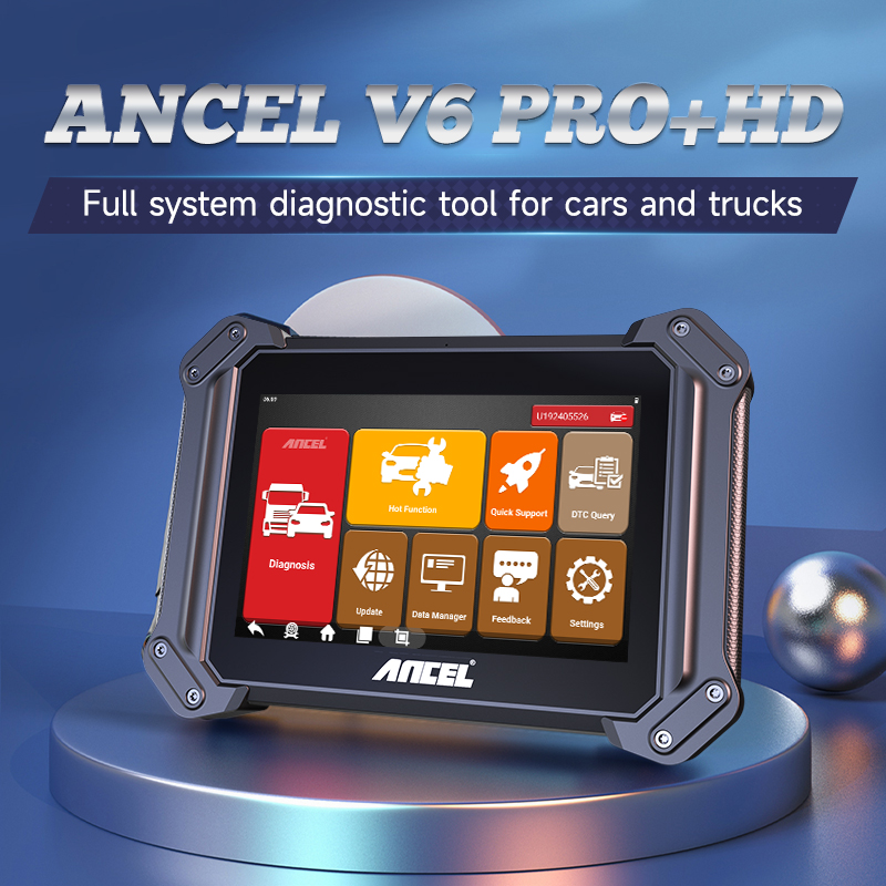 Heavy Equipment Diagnostic Software - ANCEL V6 Pro + HD الشاحنات