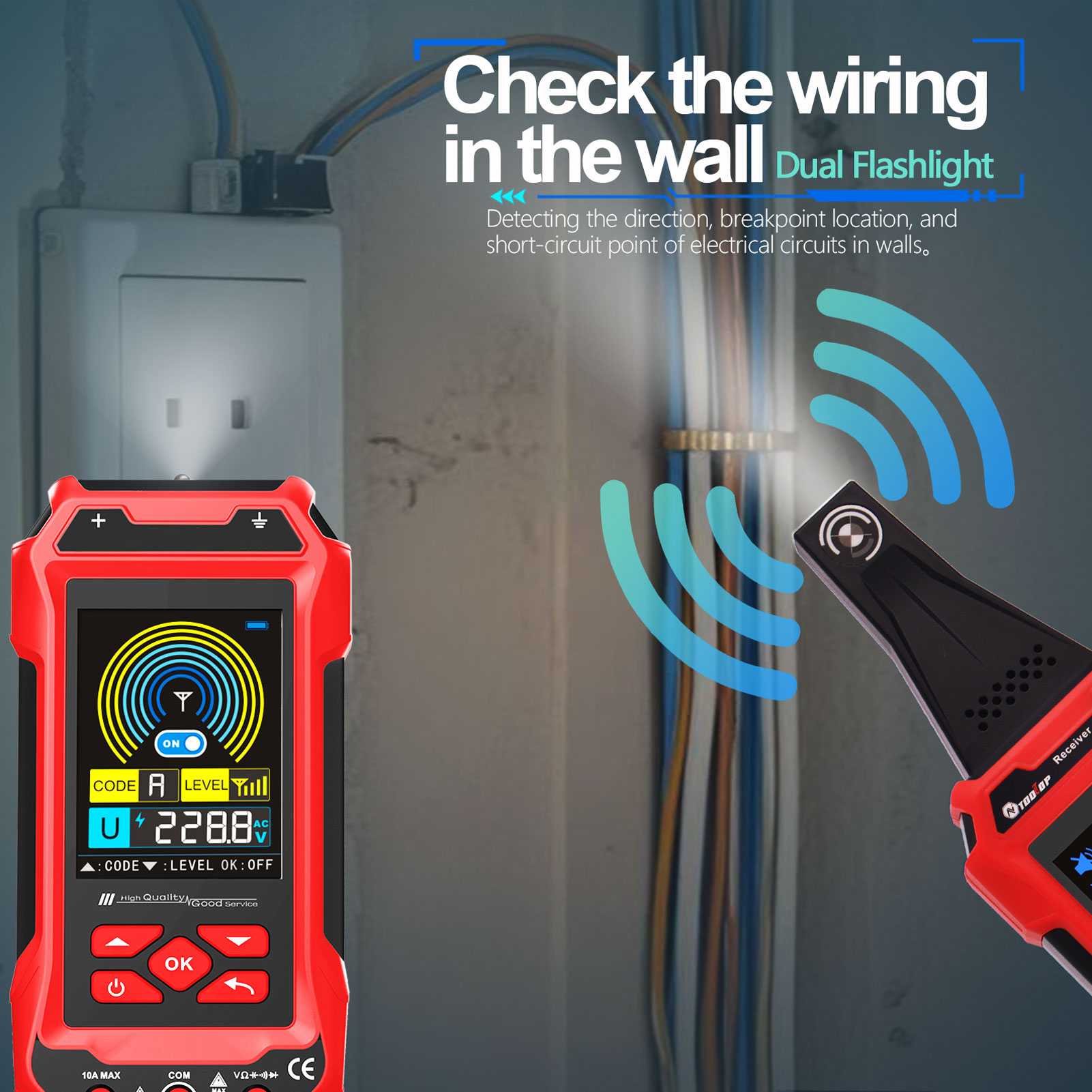 Underground Cable Detector - جهاز تحديد مواقع الكابلات تحت الأرض