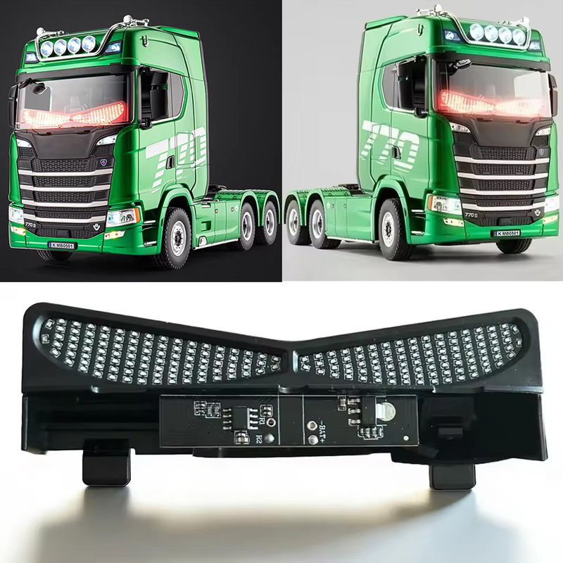 Dump Truck Toy - نموذج مقطورة نصف قلابة كهربائية للتحكم