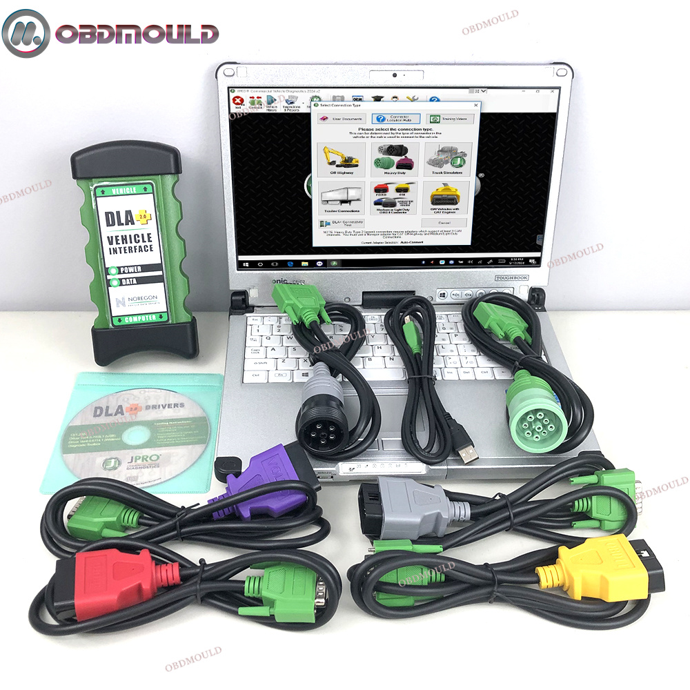 Heavy Equipment Diagnostic Software - أداة تشخيص ForJ-pro DLA للشاحنات الثقيلة