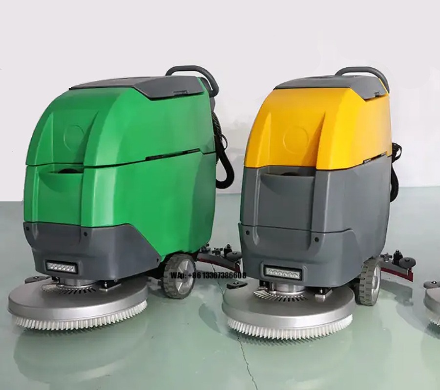 Industrial Floor Scrubber - منظف أرضيات الطريق لحديقة الفندق والمدرسة
