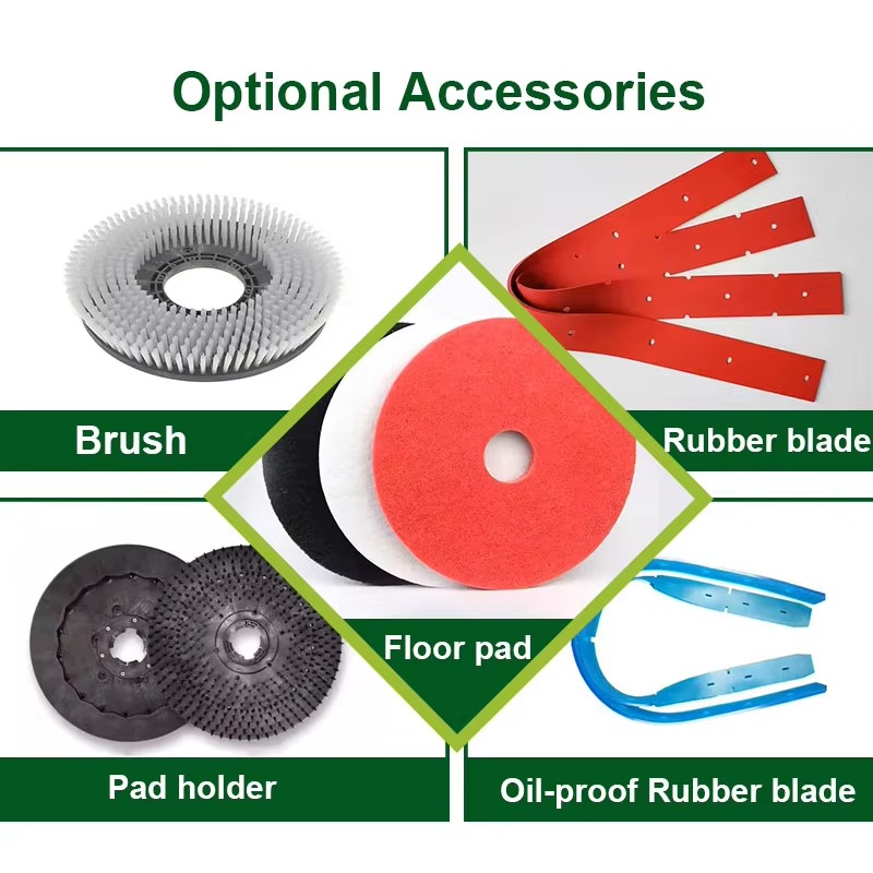 Industrial Floor Scrubber - ماكينة تنظيف الأرضيات بمعدات الغسيل الصناعية