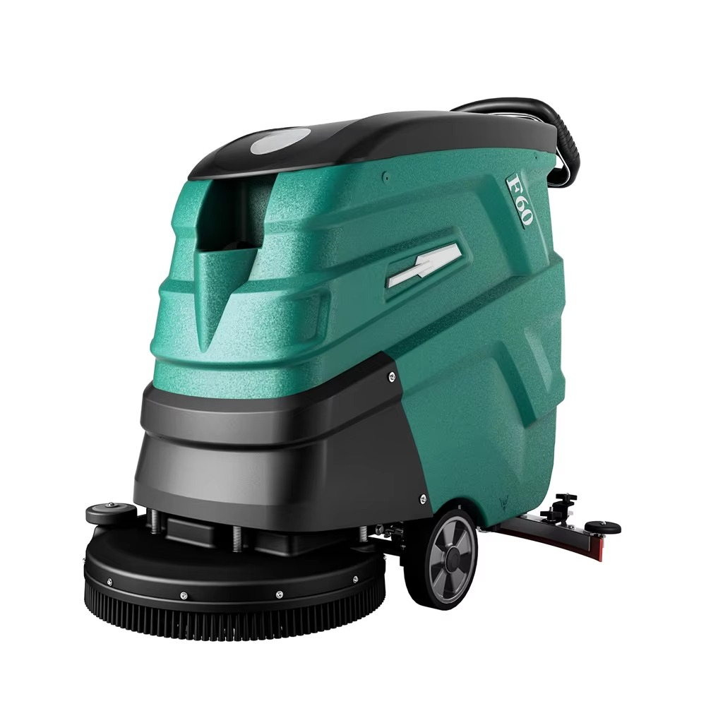 Industrial Floor Scrubber - مكنسة غسيل الأرضيات اليدوية ذاتية الدفع