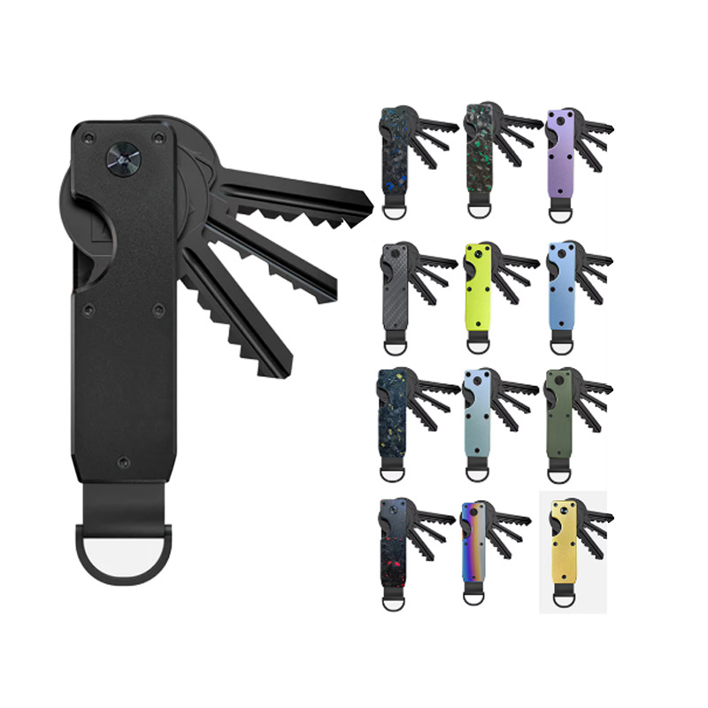 Heavy Equipment Key Ring - منظم مفاتيح من سبائك الألومنيوم، حامل