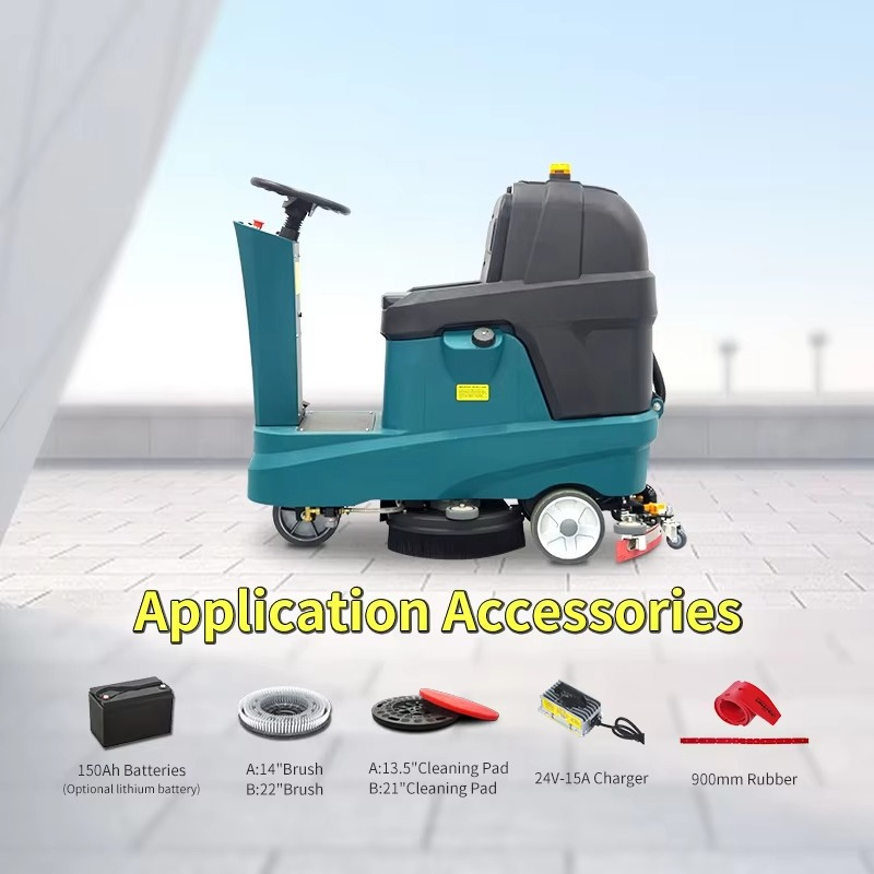 معدات التنظيف الصناعية آلة تنظ - مراجعة Industrial Floor Scrubber وسعره