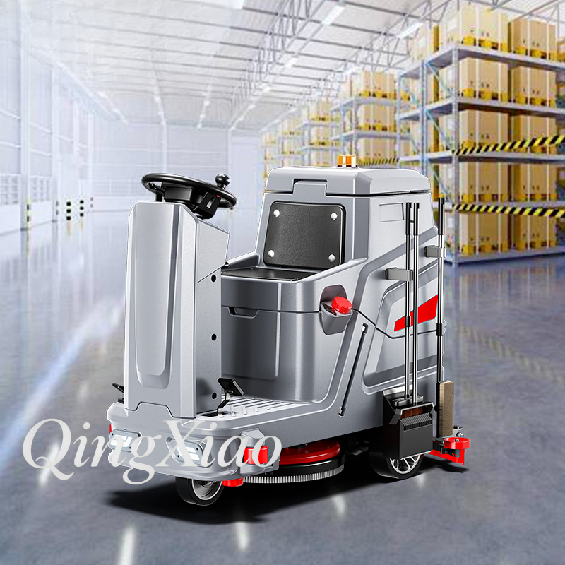 آلة تنظيف أرضيات كهربائية للاس - مراجعة Industrial Floor Scrubber وسعره