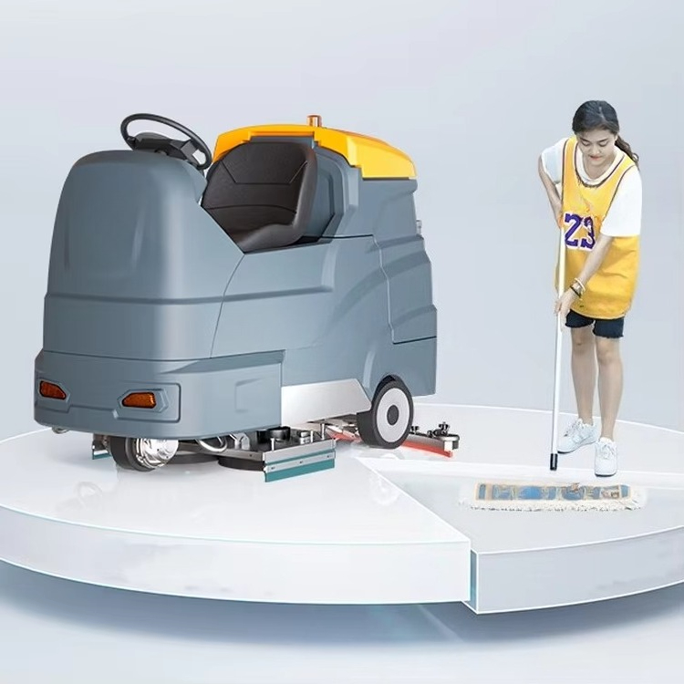ماكينة تنظيف الأرضيات ذات الفر - مراجعة Industrial Floor Scrubber وسعره