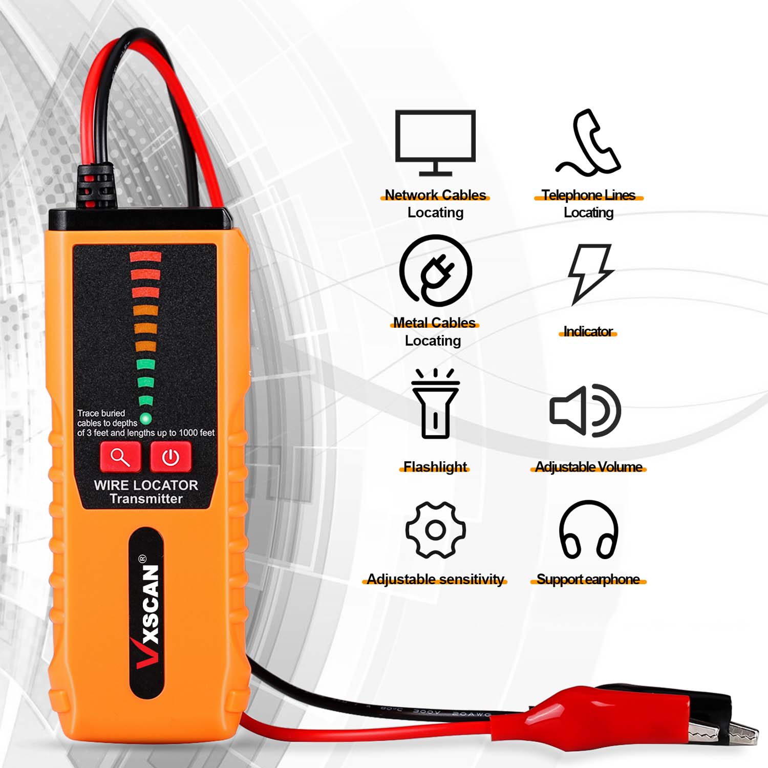 جهاز VXSCAN F04 لتحديد مواقع ا - مراجعة Underground Cable Detector وسعره