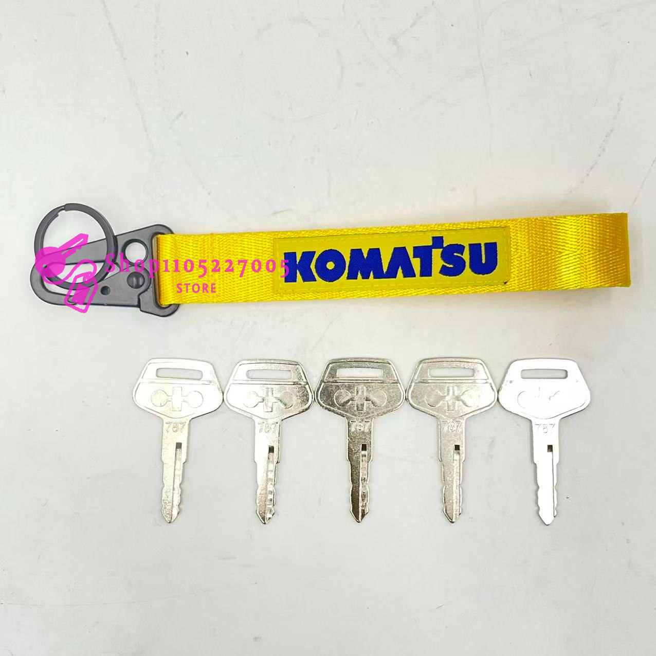 2/5/10 قطع مفتاح 787 لمعدات كو - مراجعة Heavy Equipment Key Ring وسعره