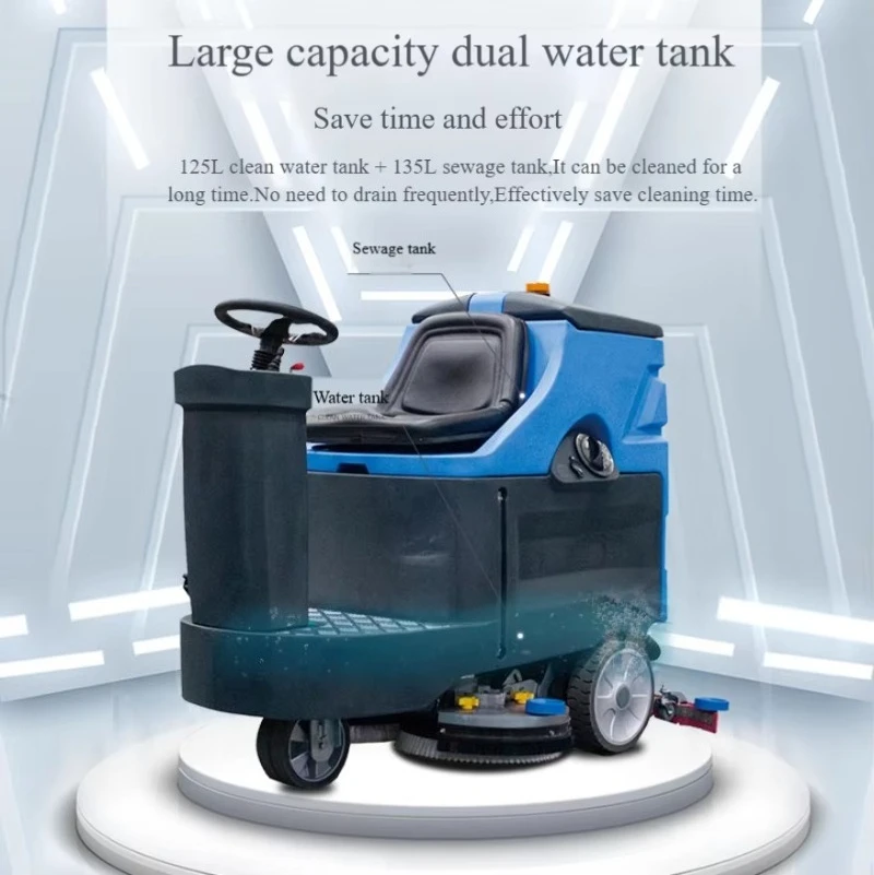 آلة تنظيف الأرضيات الصناعية ال - مراجعة Industrial Floor Scrubber وسعره