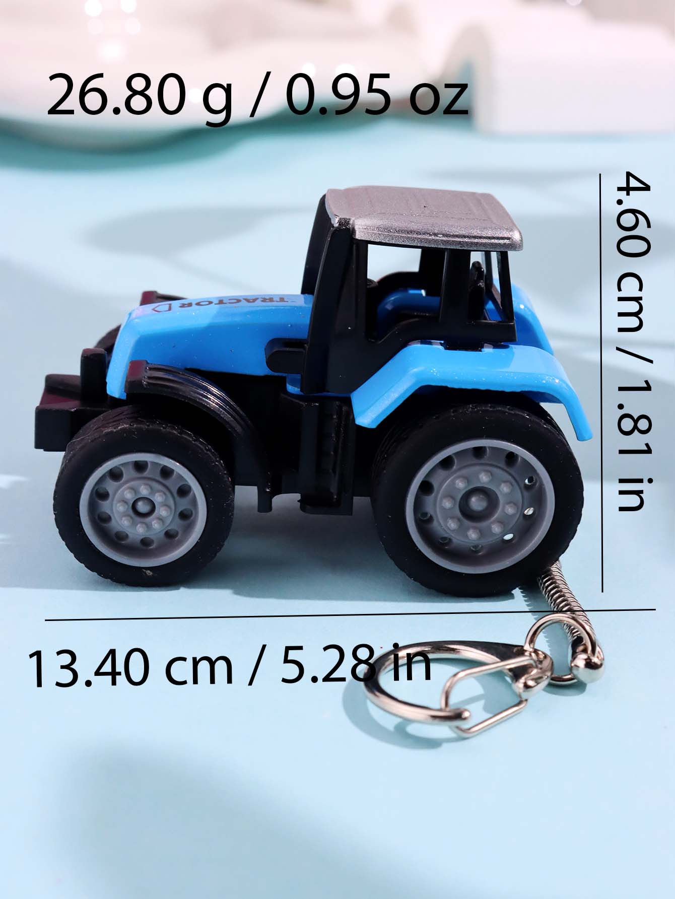 مضحك الإبداعية الملونة الراتنج - مراجعة Heavy Equipment Key Ring وسعره