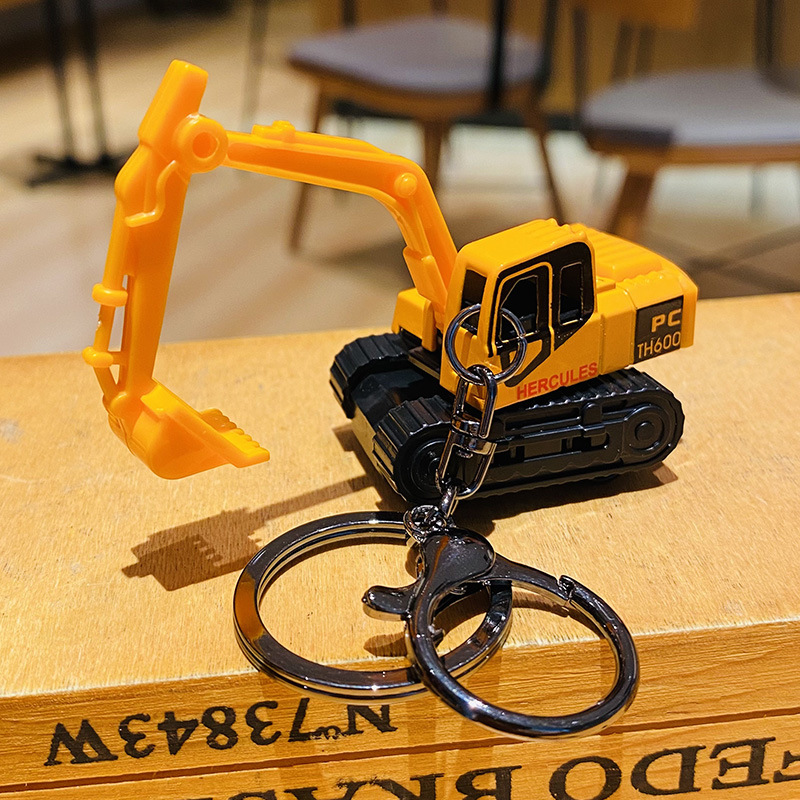 سلسلة مفاتيح حفارة صغيرة خفيفة - مراجعة Heavy Equipment Key Ring وسعره