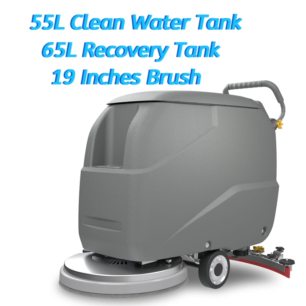 X55T المشي التلقائي خلف آلة غس - مراجعة Industrial Floor Scrubber وسعره