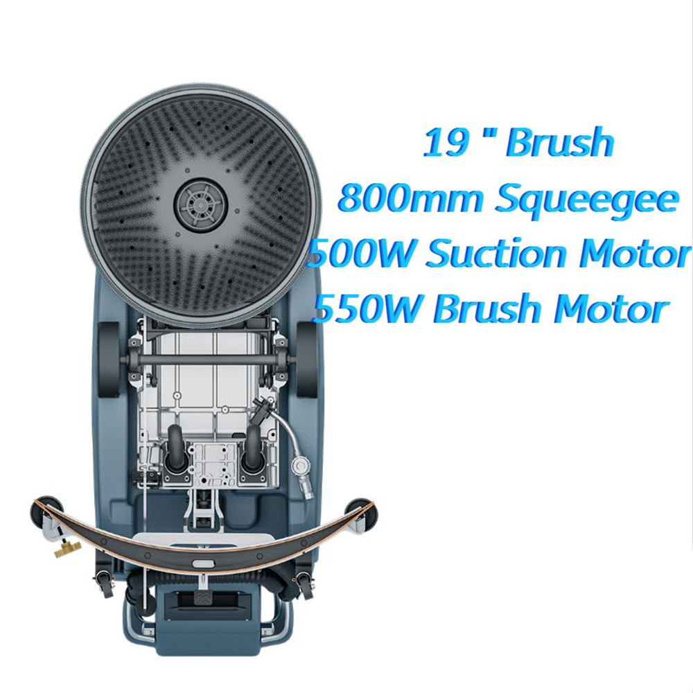 X55T المشي التلقائي خلف آلة غس - مراجعة Industrial Floor Scrubber وسعره