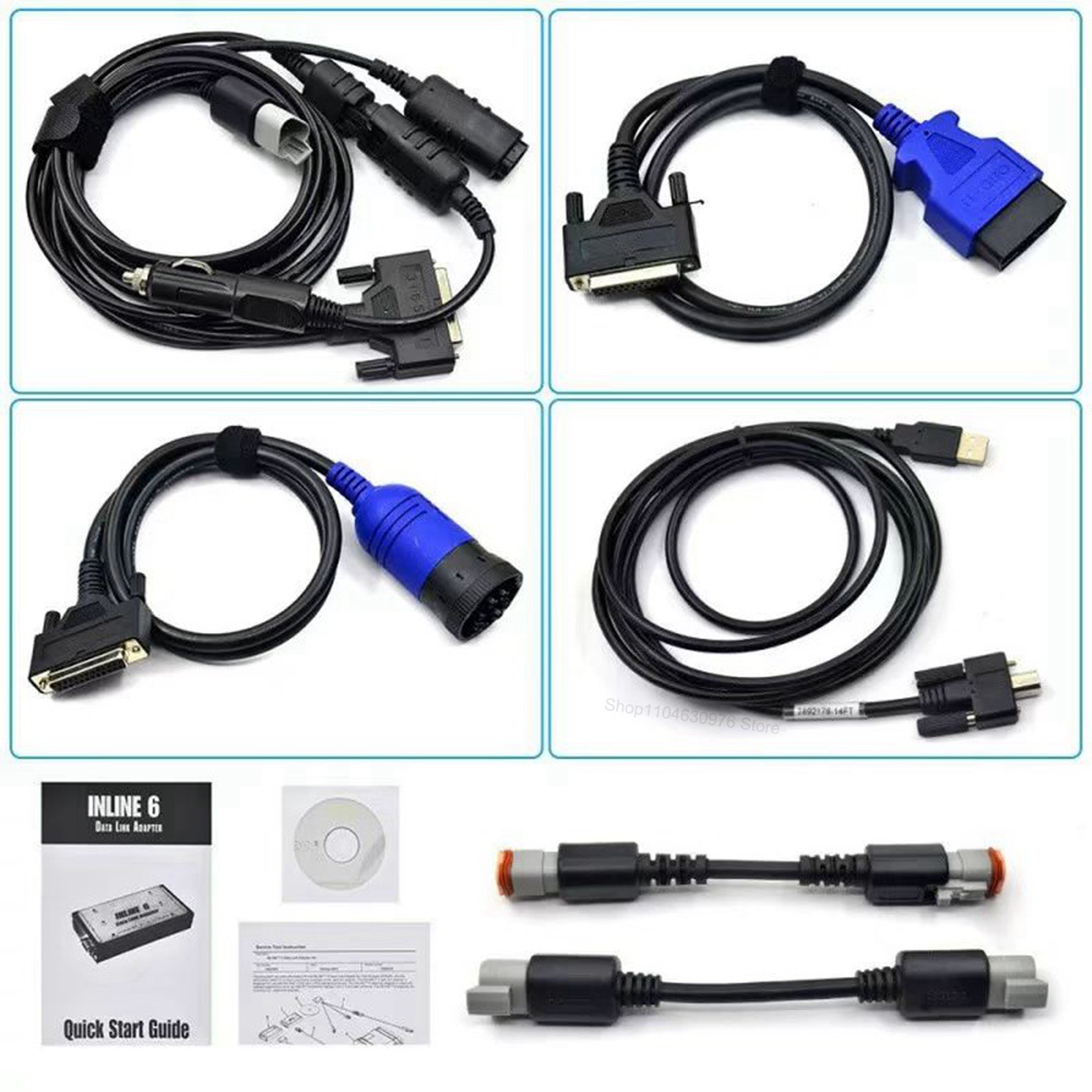 أداة تشخيص INLINE 6 V8.7 V7.62 - مراجعة Heavy Equipment Diagnostic Tool وسعره