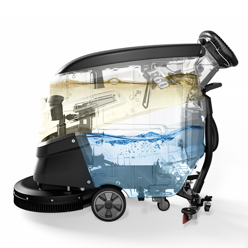 مكنسة غسيل الأرضيات اليدوية ذا - مراجعة Industrial Floor Scrubber وسعره