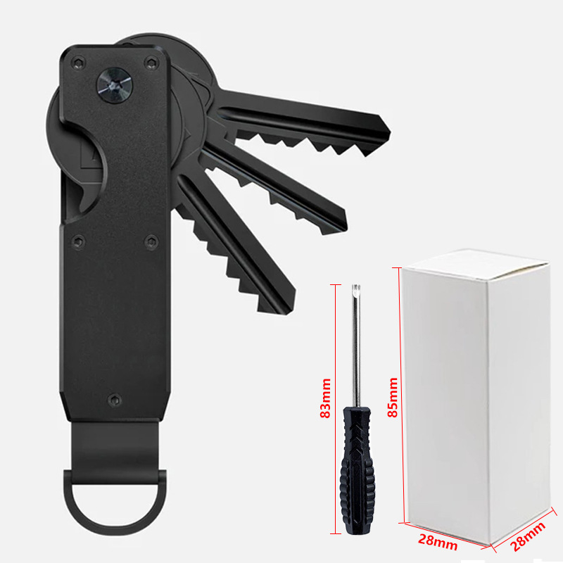 منظم مفاتيح من سبائك الألومنيو - مراجعة Heavy Equipment Key Ring وسعره